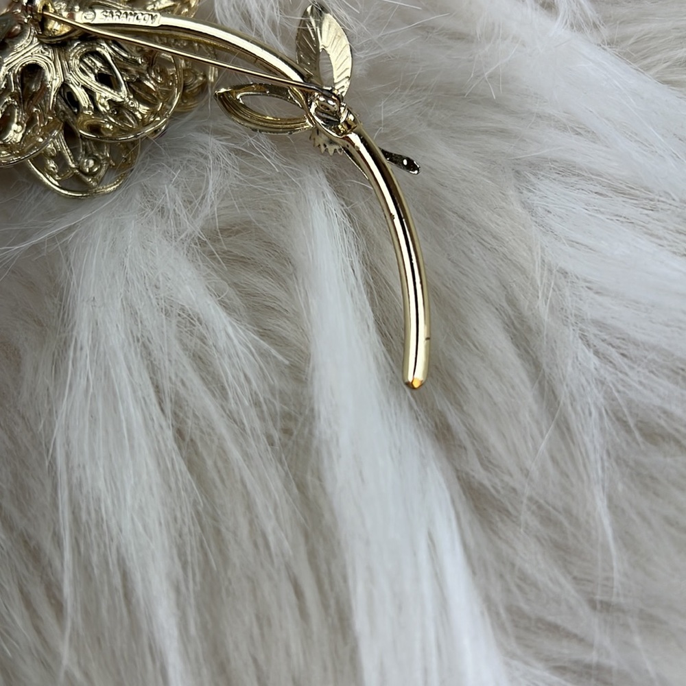 1960's Sarah Coventry flower brooch - Picture 6 of 9